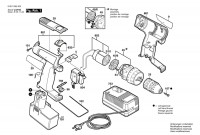 Bosch 0 601 936 420 Gsr 14,4 Ves-2 Cordless Screw Driver 14.4 V / Eu Spare Parts